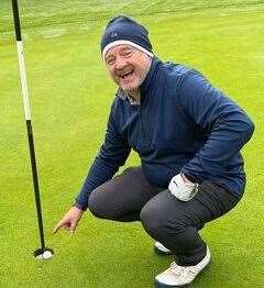 Mark Ferrett of Canterbury Golf Club celebrated two holes in one in two rounds