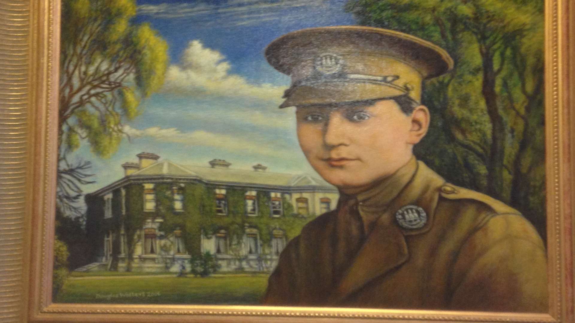 Cpt Thomas Riversdale Colyer-Fergusson has a painting and a citation in the mayoral corridor at the Civic Centre in Gravesend