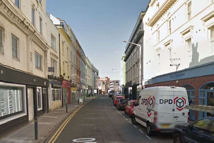 The fire broke out in Tontine Street. Picture: Google