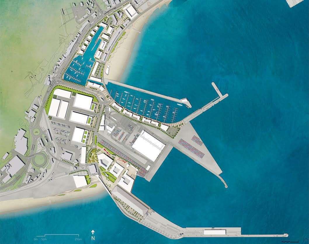 What the Dover Western Docks development will look like
