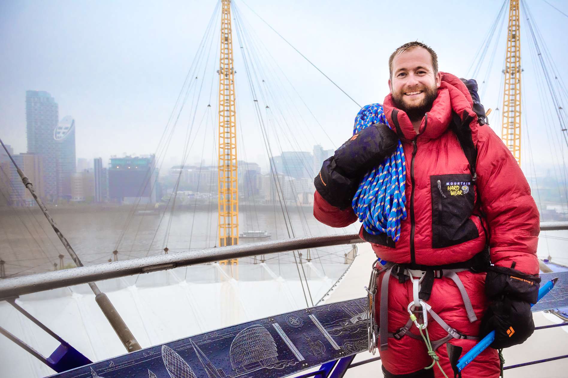 Adventurer James Ketchell will be at the summit of Up at the O2 for Father's Day