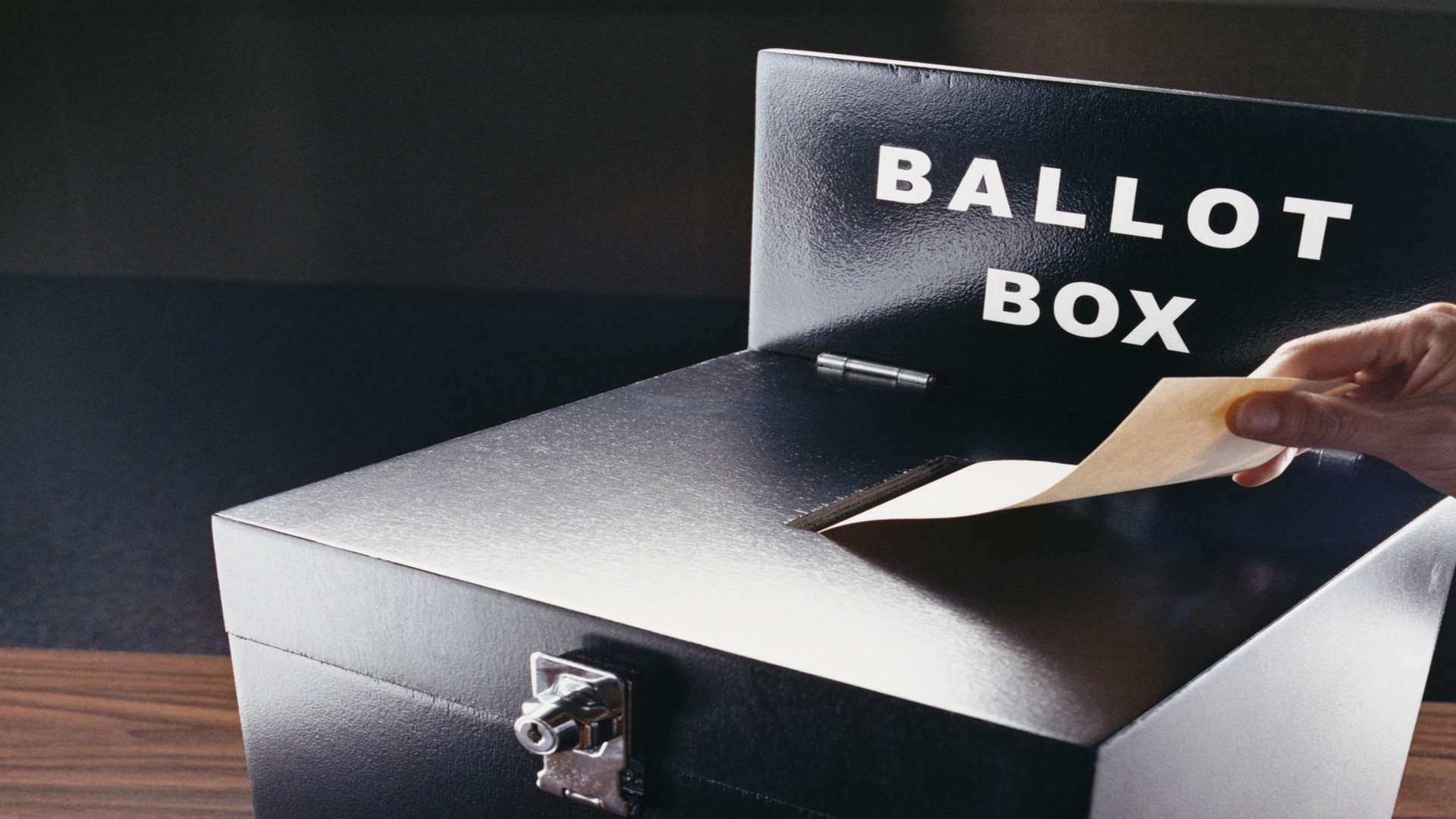 The Ballot Box, stock image.