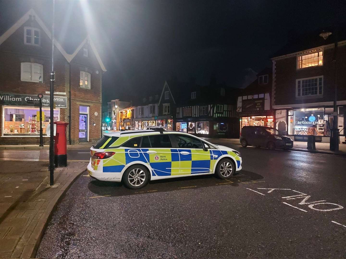 Earlier this month, Kent Police tweeted images to show an increased police presence in the area to "reassure residents, patrons and visitors to this wonderful town and prevent any further offences in Tenterden"