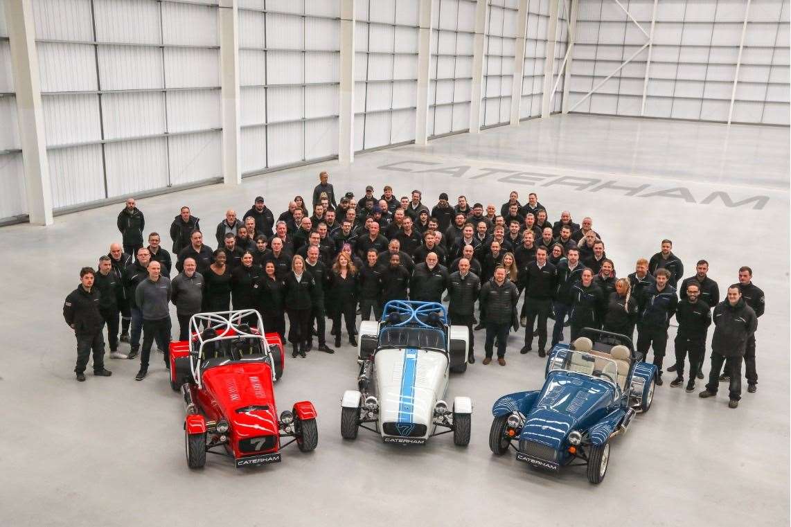 The move is so geographically close current workers can transfer there. Picture: Caterham Cars