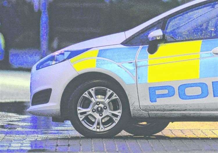 Police officers attempted to stop the car. Stock picture (16798176)