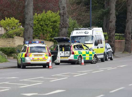 Several emergency service vehicles have been sent to the scene. Picture: Martin Apps