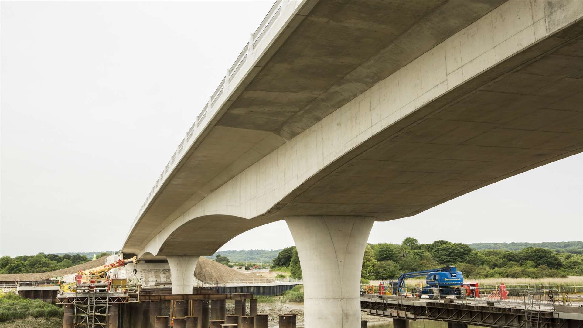 The bridge cost nearly £19m to build
