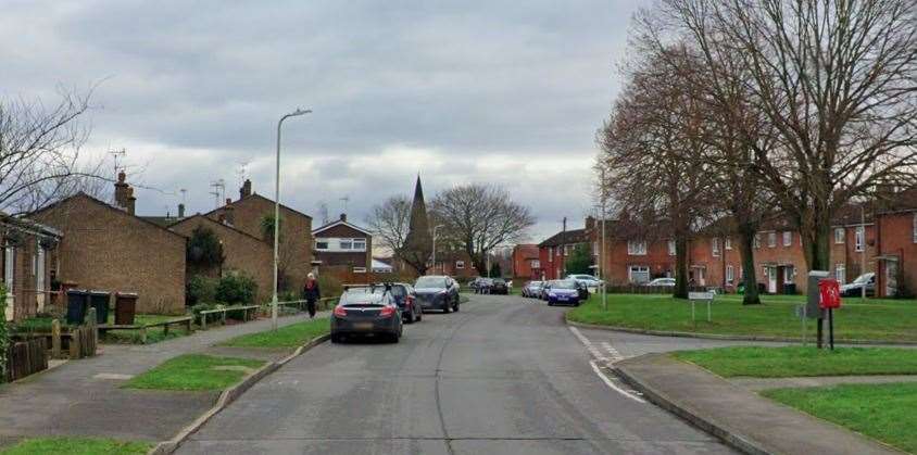 The incident happened in Osborne Road, Willesborough. Photo: Google Street View