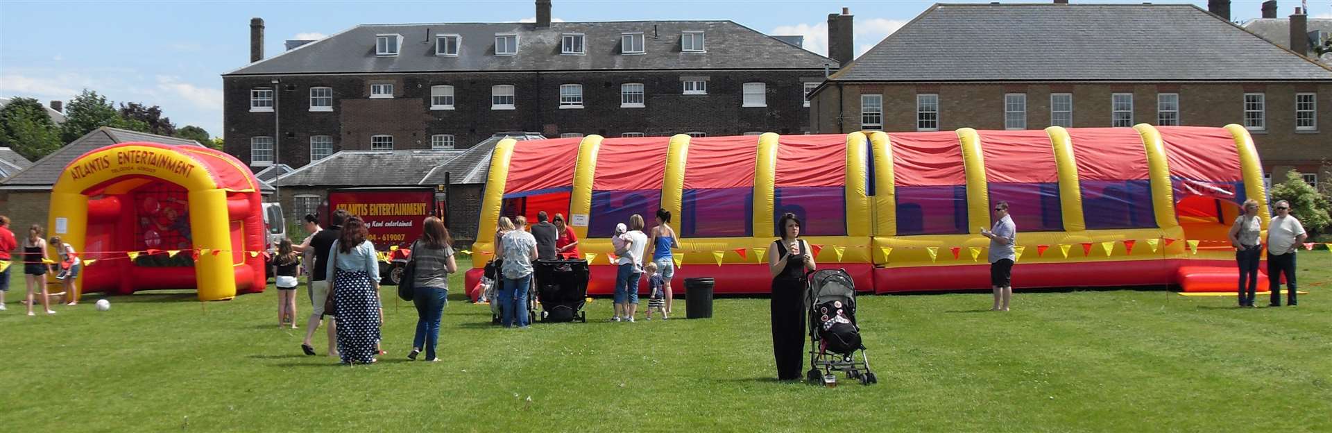 There will be a number of inflatables at the event