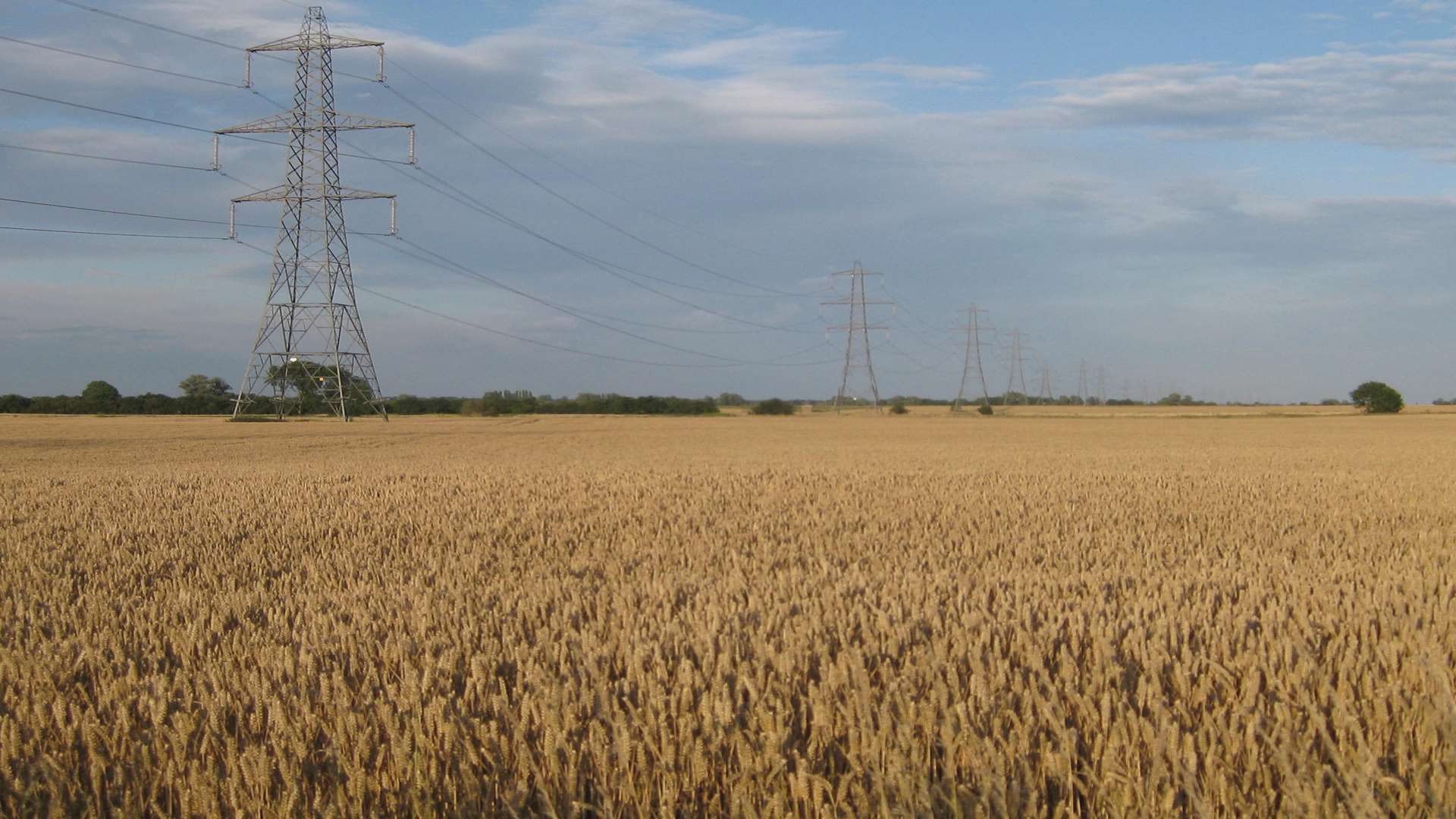 The standard pylon that will be used in the Richborough Connection project