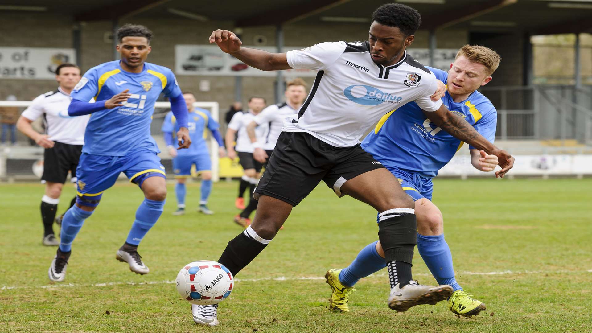 Dartford were held to a 0-0 draw by relegated Basingstoke Picture: Andy Payton