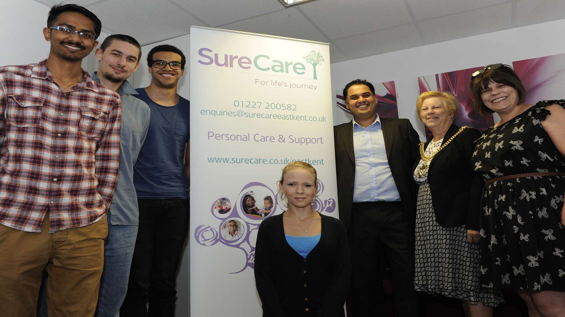 SureCare was one of the businesses launched at University of Kent's Enterprise Hub last year