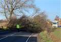 Heavy winds cause traffic chaos across the county