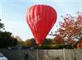Hot air balloon unexpectedly lands in school