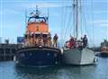 Lifeboat rescues 11 crew members from a sailing boat