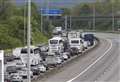 More motorway misery after crash