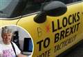 Anti-Brexit car 'pulled over by police'