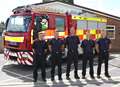Firefighters pumped by new slimline fire engine 