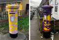 Postboxes given ‘Mr Blobby’ paint job