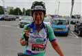 Brave midwife's 100 mile ride after cancer battle