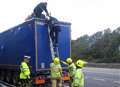 'Illegal immigrants' found on top of lorry on M20