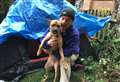 'Hero' living in tent after being evicted