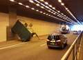 Delays clear after crash in tunnel
