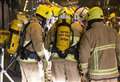 Fire crews tackle lorry blaze