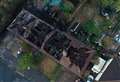 Pictures show houses destroyed in blaze 