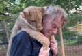 Hand-reared lion cubs move from mansion to public enclosure