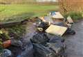 Hunt for fly-tippers after waste dumped in countryside