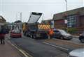 Delays after lorry spills soil on road
