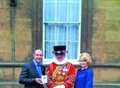 Jamie Staff collects his MBE