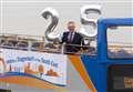 Buses turned silver to mark firm's anniversary