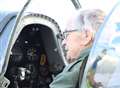 RAF hero, 93, finally gets to fly in a Spitfire