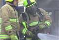Crews tackle blaze at terraced home