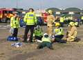 Emergency services put through their paces by 'massive crash'