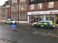 Shops evacuated after bomb handed in
