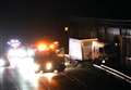 Driver hurt in M20 lorry crash