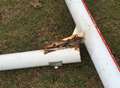 Mindless vandals cause £1,800 damage to rugby posts