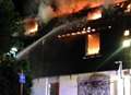 Video: Huge 'suspicious' blaze at derelict pub