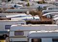 Travellers pitch up in village