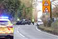 Man arrested after major road closed by serious crash