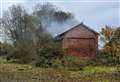 Fire near derelict railway station ‘started deliberately’