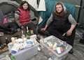 Homeless duo hit out at online criticism