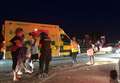 Four officers injured at beach party