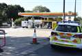 Petrol station sealed off after 'security van robbery'