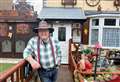 Man turns garden into Wild West town