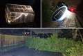 Greenhouse and trampoline blown onto tracks as Kent lashed by Storm Isha