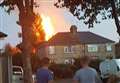 Arsonists blamed for garden blaze